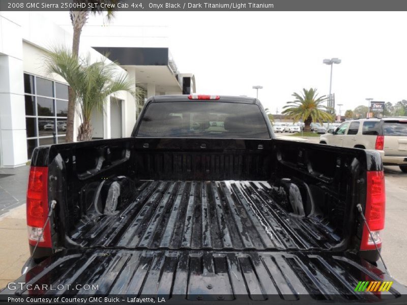 Onyx Black / Dark Titanium/Light Titanium 2008 GMC Sierra 2500HD SLT Crew Cab 4x4