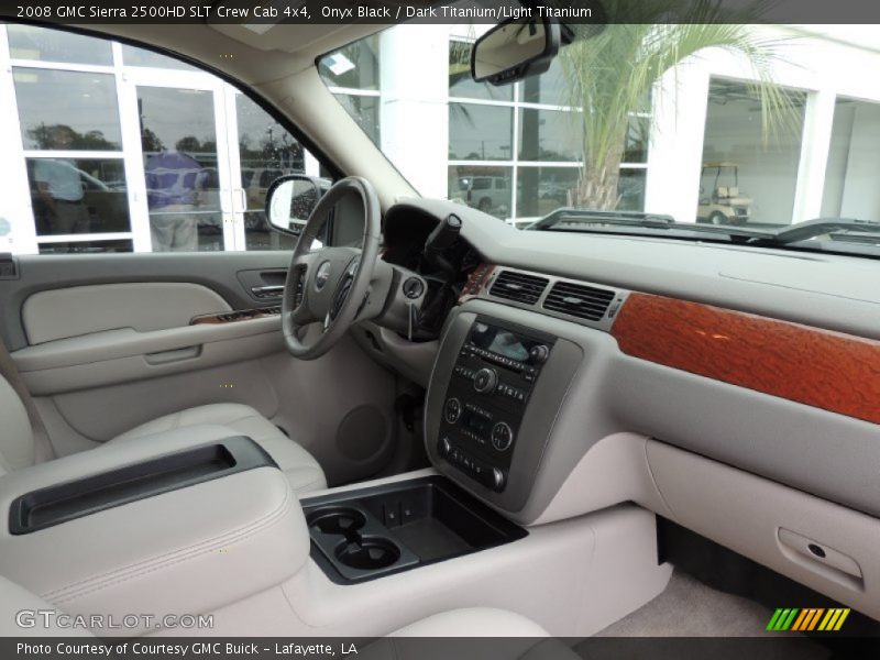 Onyx Black / Dark Titanium/Light Titanium 2008 GMC Sierra 2500HD SLT Crew Cab 4x4