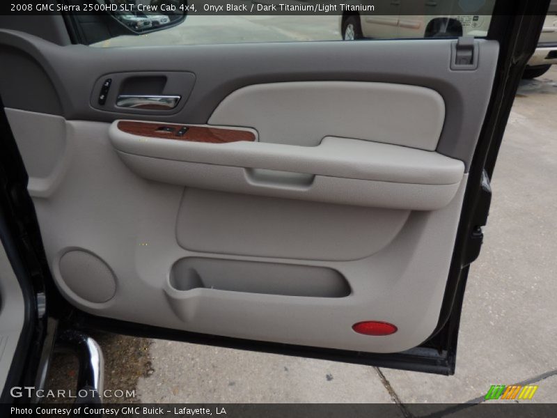 Onyx Black / Dark Titanium/Light Titanium 2008 GMC Sierra 2500HD SLT Crew Cab 4x4