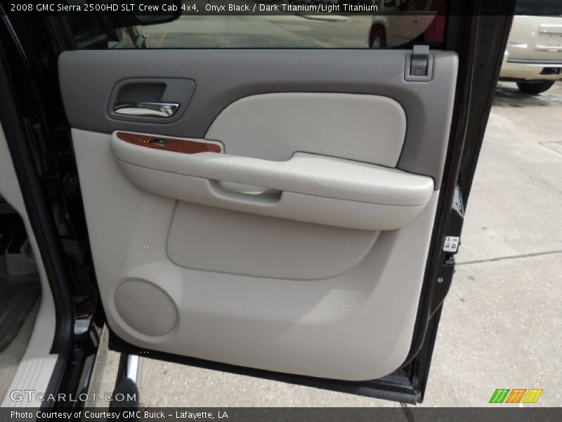 Onyx Black / Dark Titanium/Light Titanium 2008 GMC Sierra 2500HD SLT Crew Cab 4x4