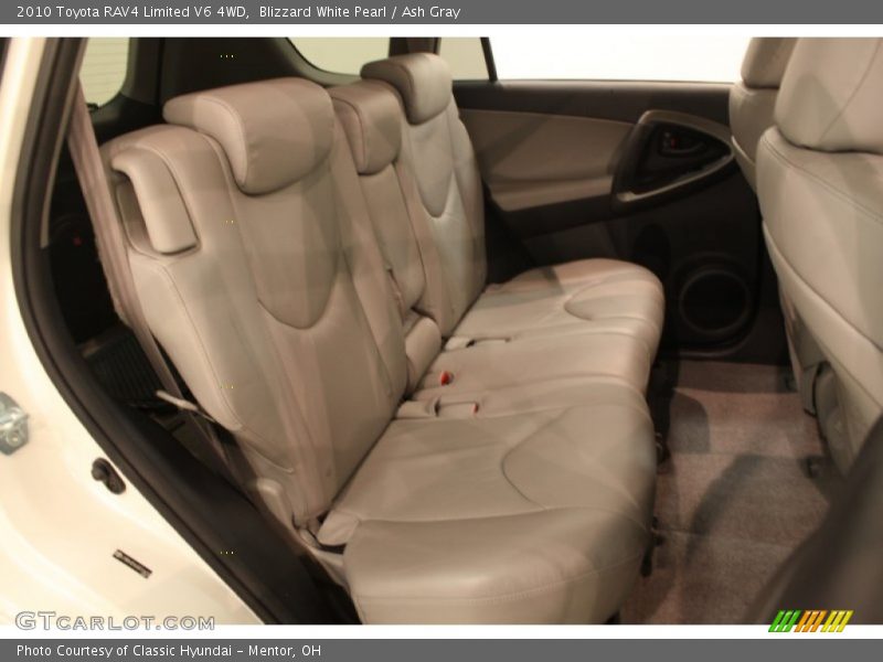 Blizzard White Pearl / Ash Gray 2010 Toyota RAV4 Limited V6 4WD