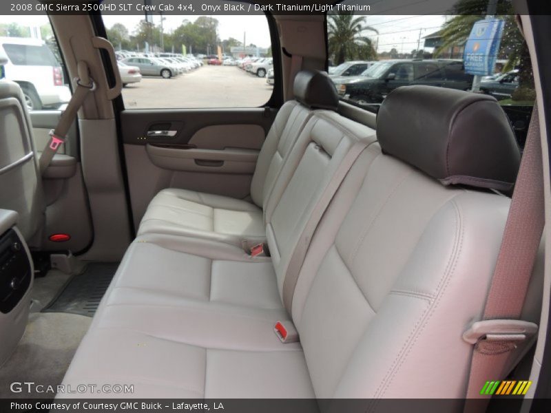 Onyx Black / Dark Titanium/Light Titanium 2008 GMC Sierra 2500HD SLT Crew Cab 4x4