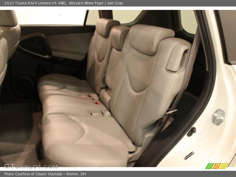 Blizzard White Pearl / Ash Gray 2010 Toyota RAV4 Limited V6 4WD