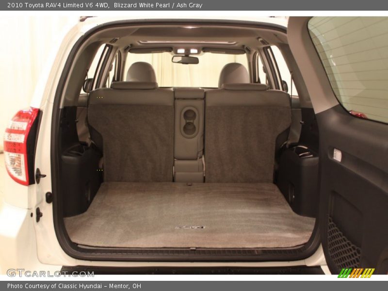 Blizzard White Pearl / Ash Gray 2010 Toyota RAV4 Limited V6 4WD