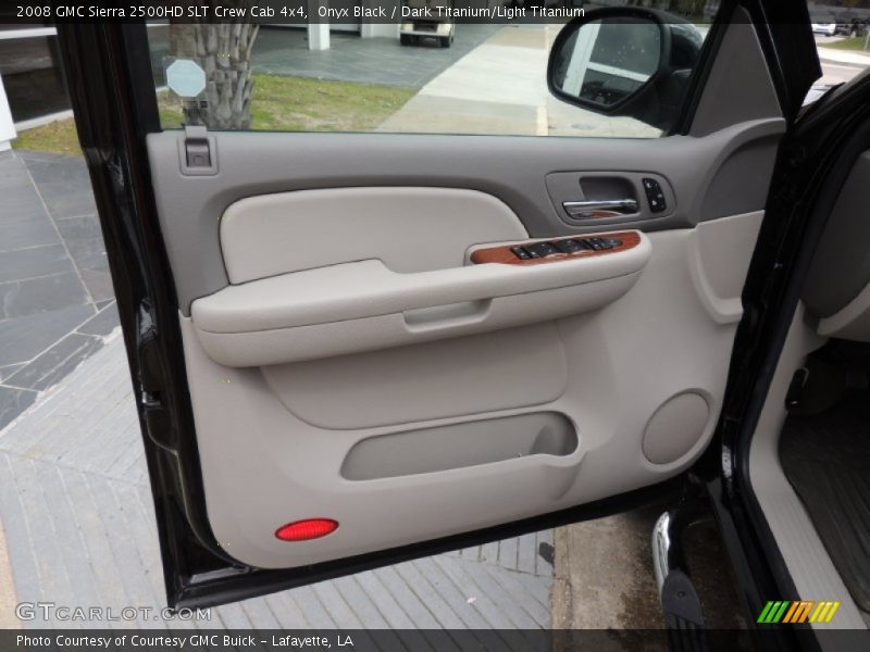 Onyx Black / Dark Titanium/Light Titanium 2008 GMC Sierra 2500HD SLT Crew Cab 4x4