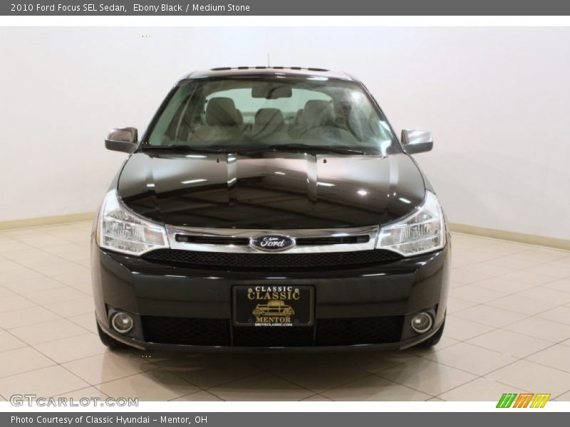Ebony Black / Medium Stone 2010 Ford Focus SEL Sedan