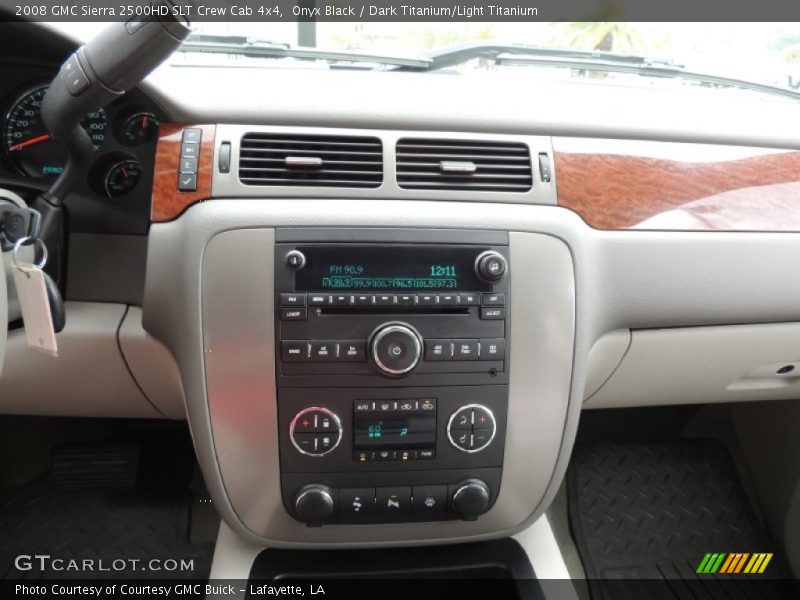 Onyx Black / Dark Titanium/Light Titanium 2008 GMC Sierra 2500HD SLT Crew Cab 4x4
