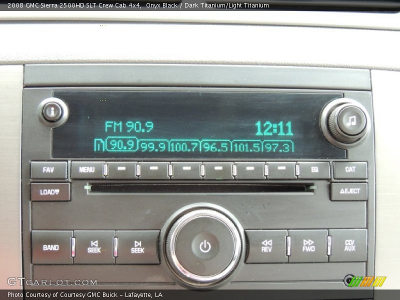 Onyx Black / Dark Titanium/Light Titanium 2008 GMC Sierra 2500HD SLT Crew Cab 4x4