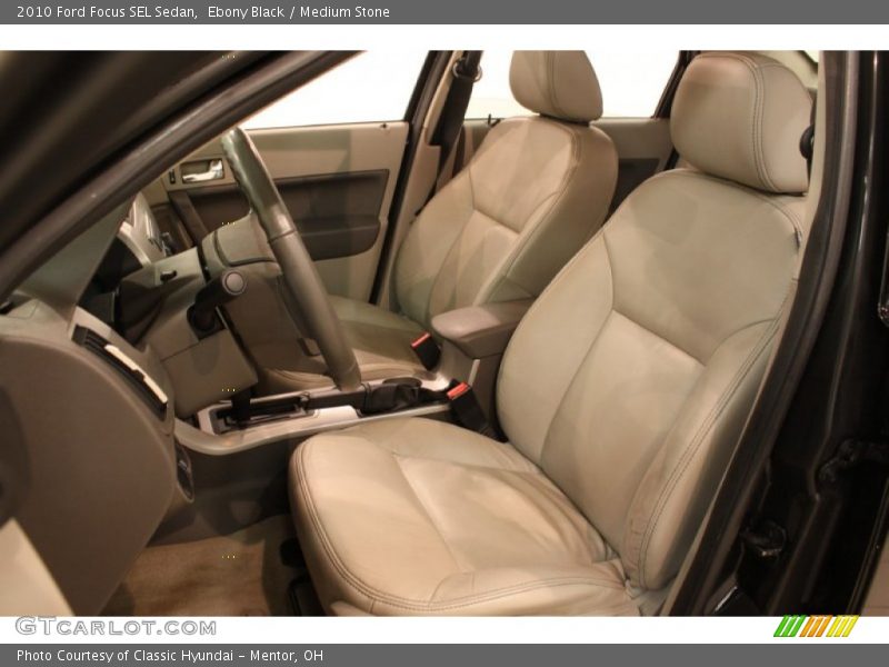 Ebony Black / Medium Stone 2010 Ford Focus SEL Sedan