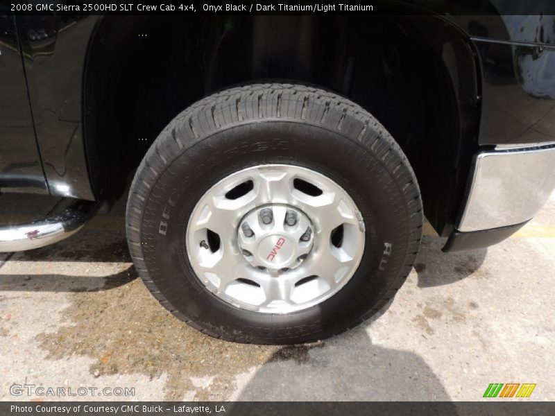 Onyx Black / Dark Titanium/Light Titanium 2008 GMC Sierra 2500HD SLT Crew Cab 4x4