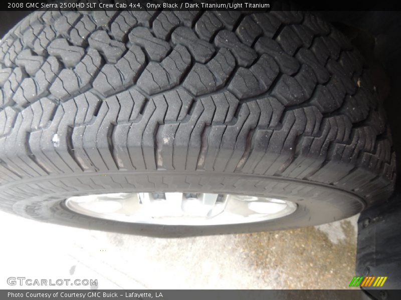 Onyx Black / Dark Titanium/Light Titanium 2008 GMC Sierra 2500HD SLT Crew Cab 4x4