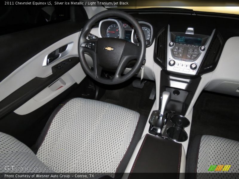 Silver Ice Metallic / Light Titanium/Jet Black 2011 Chevrolet Equinox LS