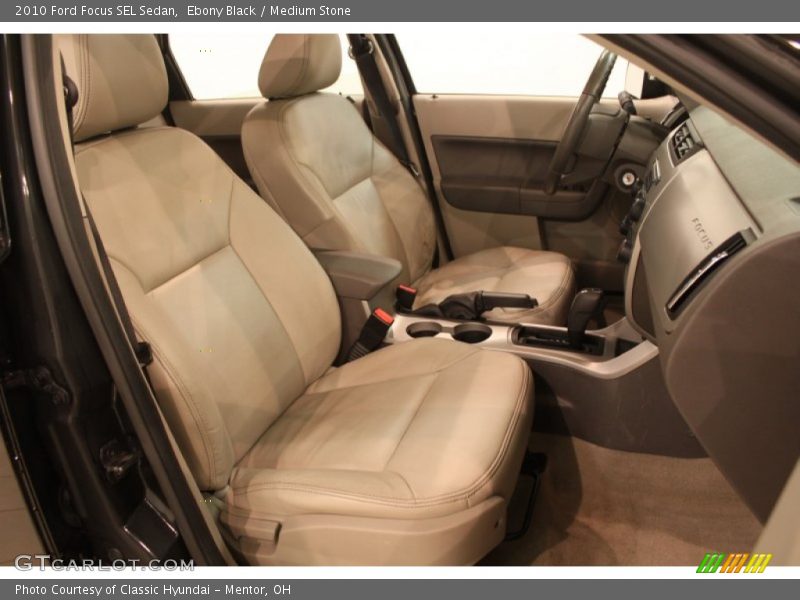 Ebony Black / Medium Stone 2010 Ford Focus SEL Sedan