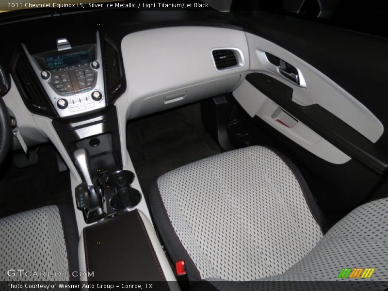 Silver Ice Metallic / Light Titanium/Jet Black 2011 Chevrolet Equinox LS