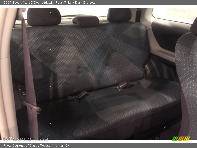 Polar White / Dark Charcoal 2007 Toyota Yaris 3 Door Liftback