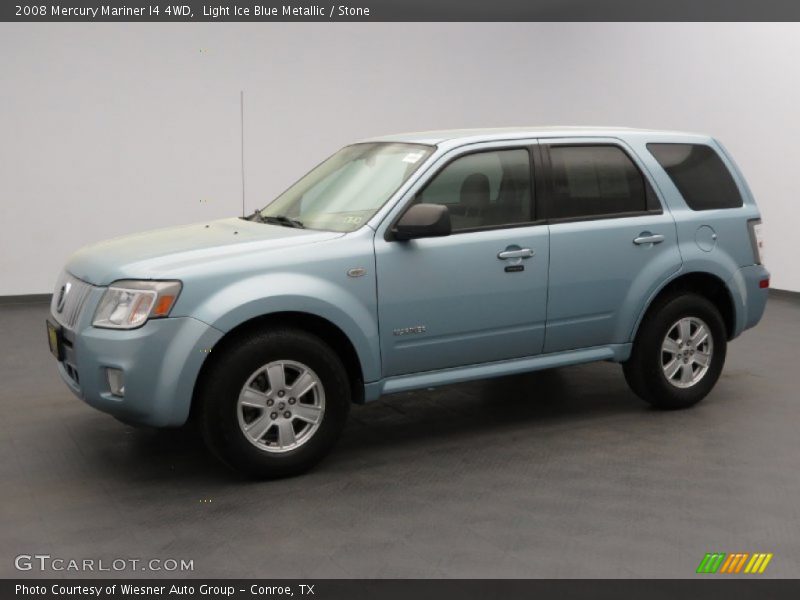 Light Ice Blue Metallic / Stone 2008 Mercury Mariner I4 4WD