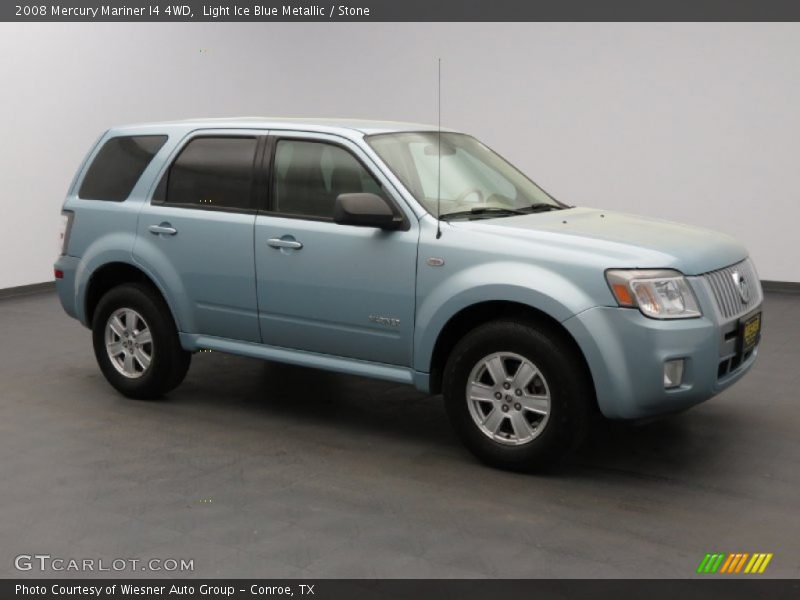 Light Ice Blue Metallic / Stone 2008 Mercury Mariner I4 4WD