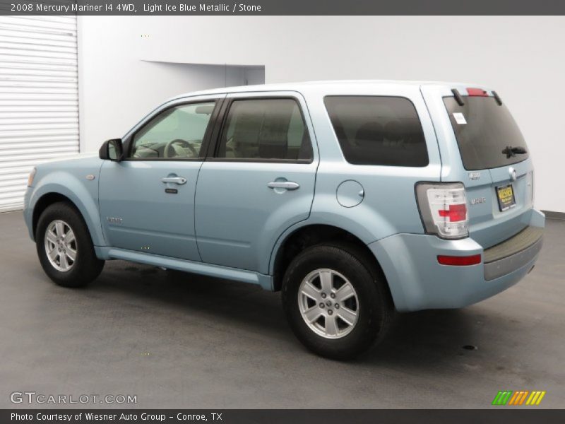 Light Ice Blue Metallic / Stone 2008 Mercury Mariner I4 4WD