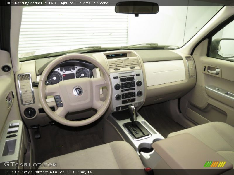 Light Ice Blue Metallic / Stone 2008 Mercury Mariner I4 4WD