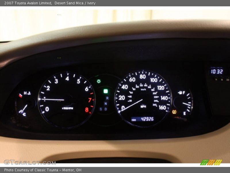 Desert Sand Mica / Ivory 2007 Toyota Avalon Limited