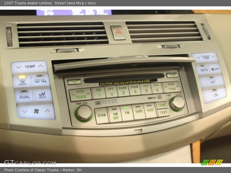Desert Sand Mica / Ivory 2007 Toyota Avalon Limited