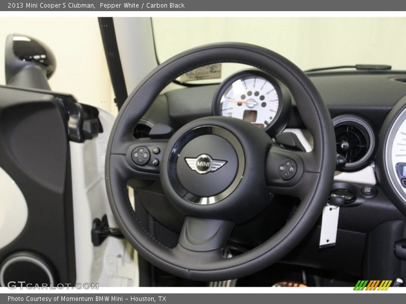 Pepper White / Carbon Black 2013 Mini Cooper S Clubman