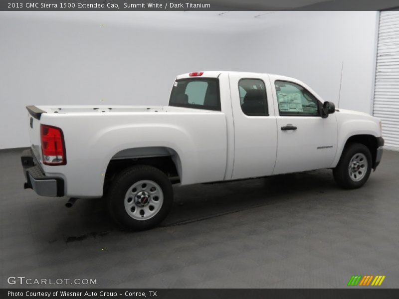 Summit White / Dark Titanium 2013 GMC Sierra 1500 Extended Cab