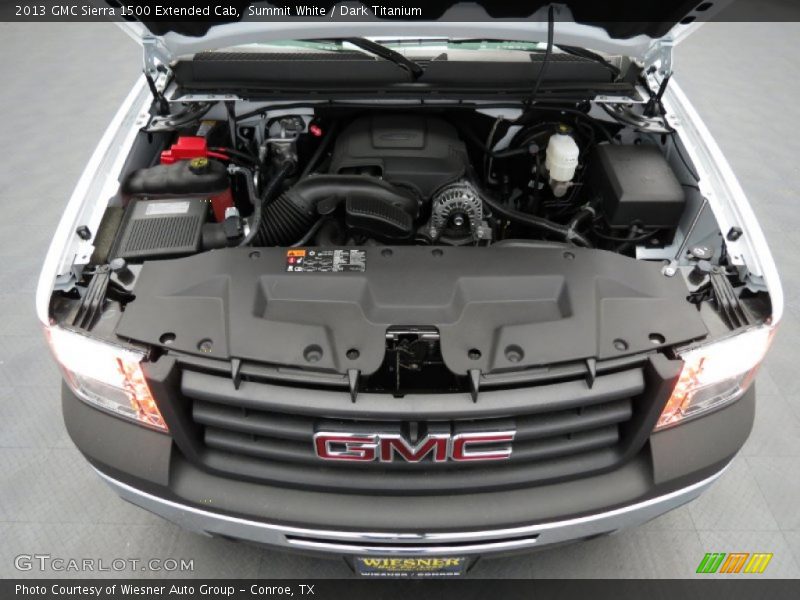 Summit White / Dark Titanium 2013 GMC Sierra 1500 Extended Cab