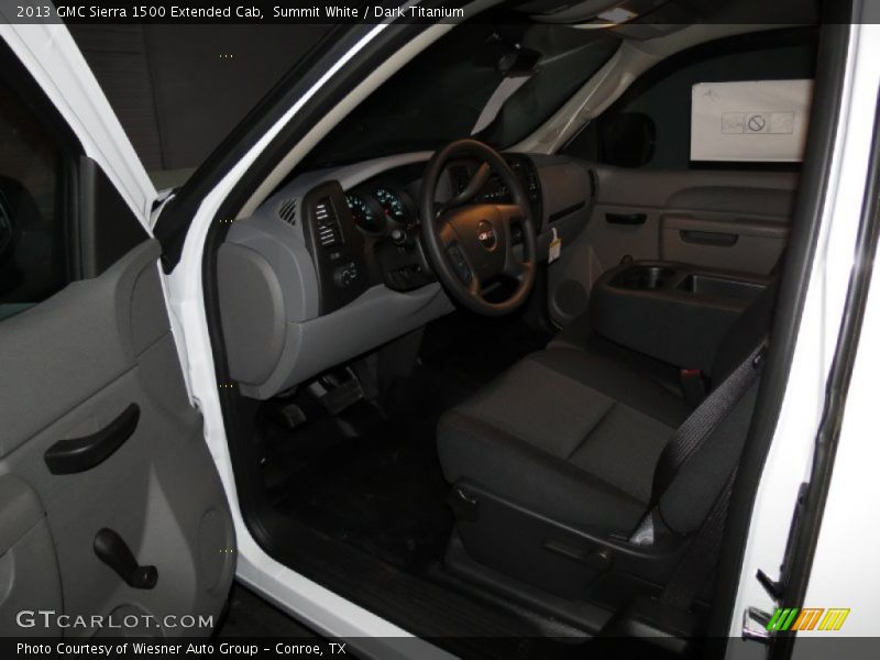 Summit White / Dark Titanium 2013 GMC Sierra 1500 Extended Cab