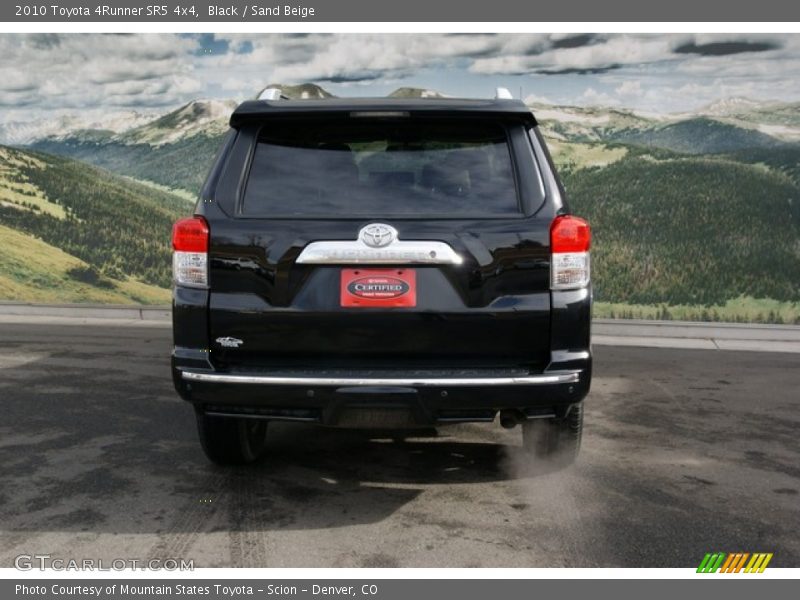 Black / Sand Beige 2010 Toyota 4Runner SR5 4x4