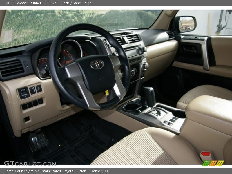 Black / Sand Beige 2010 Toyota 4Runner SR5 4x4