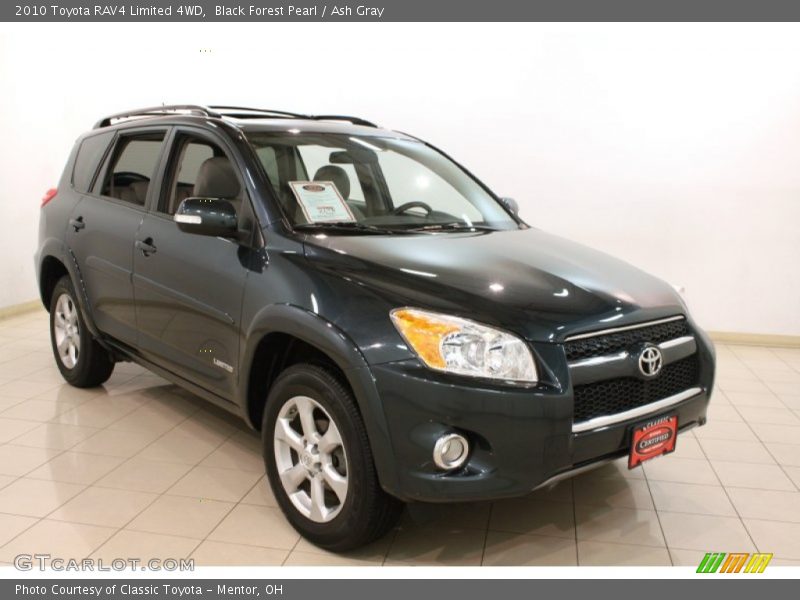 Black Forest Pearl / Ash Gray 2010 Toyota RAV4 Limited 4WD