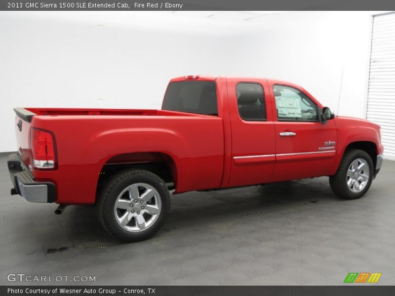 Fire Red / Ebony 2013 GMC Sierra 1500 SLE Extended Cab