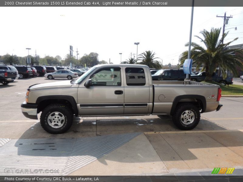 Light Pewter Metallic / Dark Charcoal 2003 Chevrolet Silverado 1500 LS Extended Cab 4x4