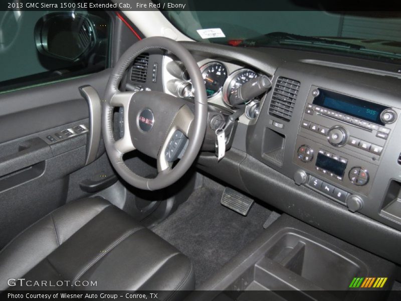 Fire Red / Ebony 2013 GMC Sierra 1500 SLE Extended Cab