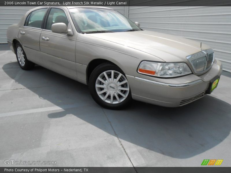 Light French Silk Metallic / Light Camel 2006 Lincoln Town Car Signature