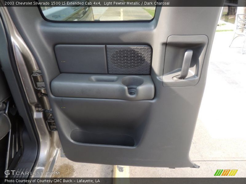 Light Pewter Metallic / Dark Charcoal 2003 Chevrolet Silverado 1500 LS Extended Cab 4x4