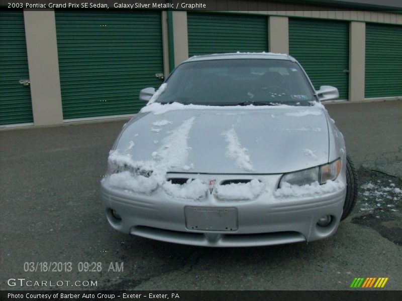 Galaxy Silver Metallic / Graphite 2003 Pontiac Grand Prix SE Sedan