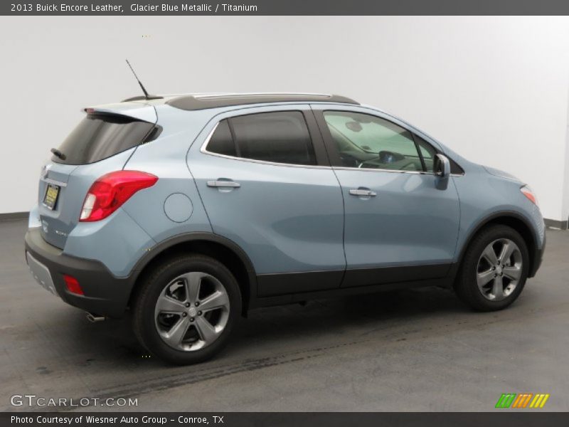 Glacier Blue Metallic / Titanium 2013 Buick Encore Leather
