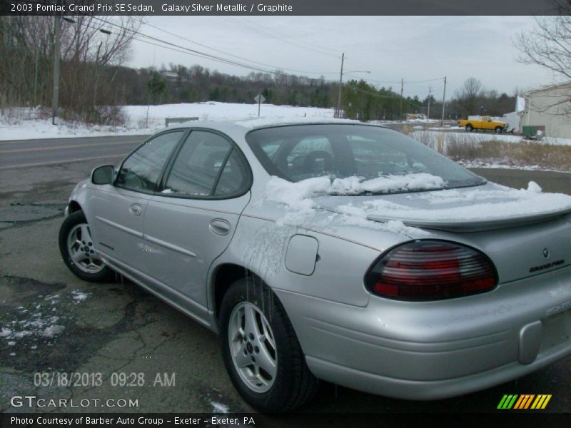 Galaxy Silver Metallic / Graphite 2003 Pontiac Grand Prix SE Sedan