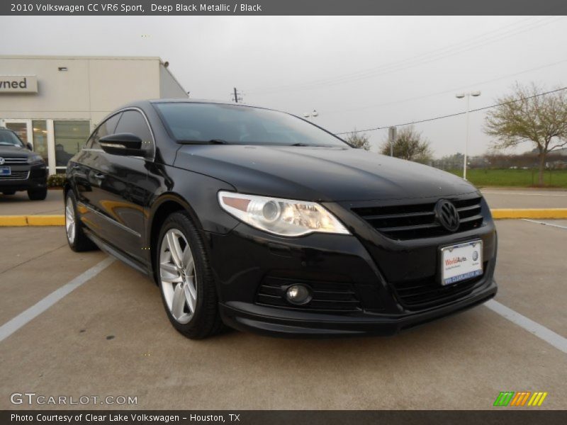 Deep Black Metallic / Black 2010 Volkswagen CC VR6 Sport