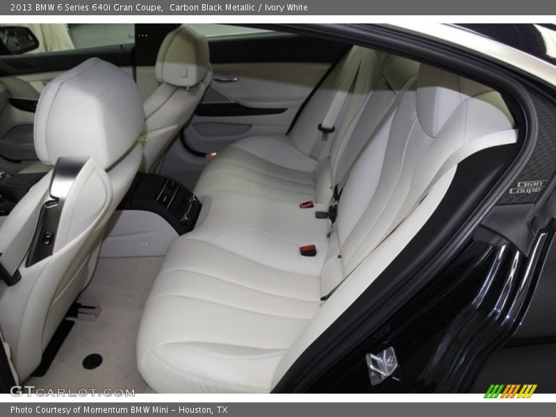 Rear Seat of 2013 6 Series 640i Gran Coupe