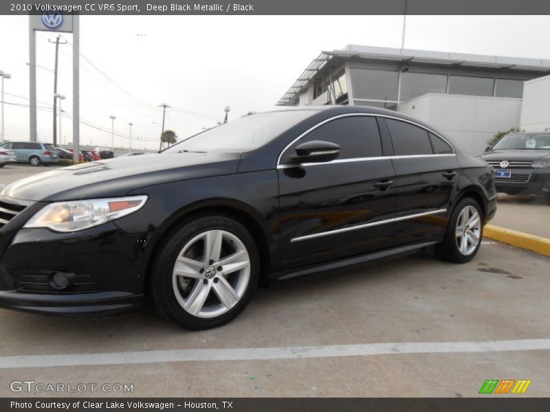 Deep Black Metallic / Black 2010 Volkswagen CC VR6 Sport