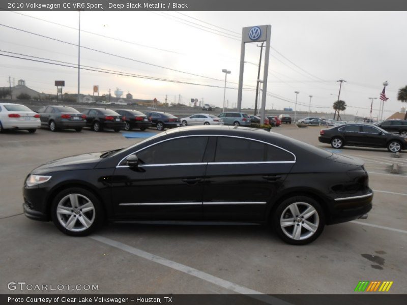 Deep Black Metallic / Black 2010 Volkswagen CC VR6 Sport