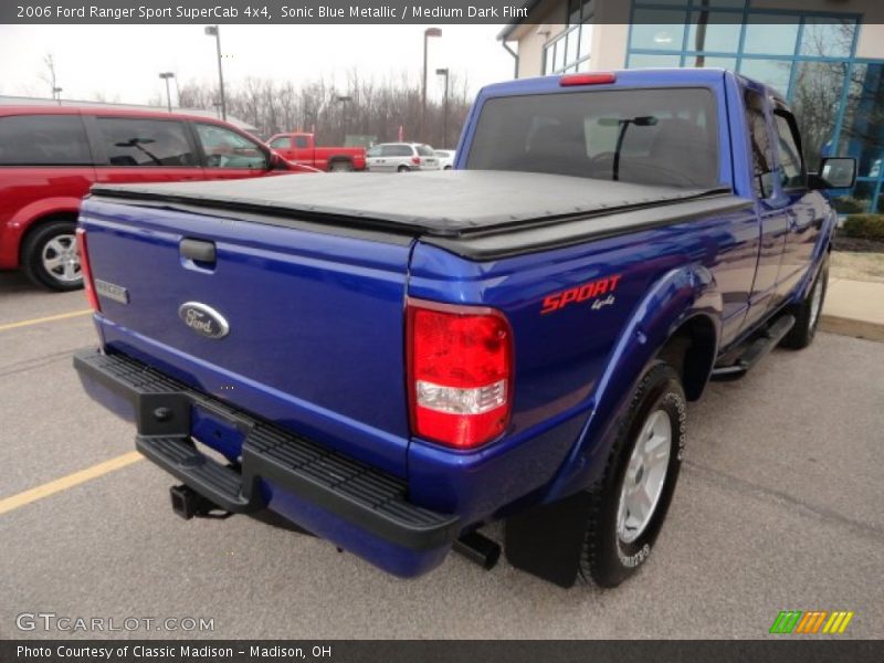 Sonic Blue Metallic / Medium Dark Flint 2006 Ford Ranger Sport SuperCab 4x4