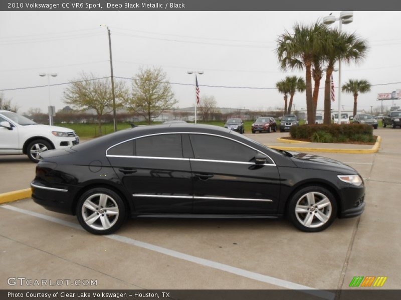 Deep Black Metallic / Black 2010 Volkswagen CC VR6 Sport