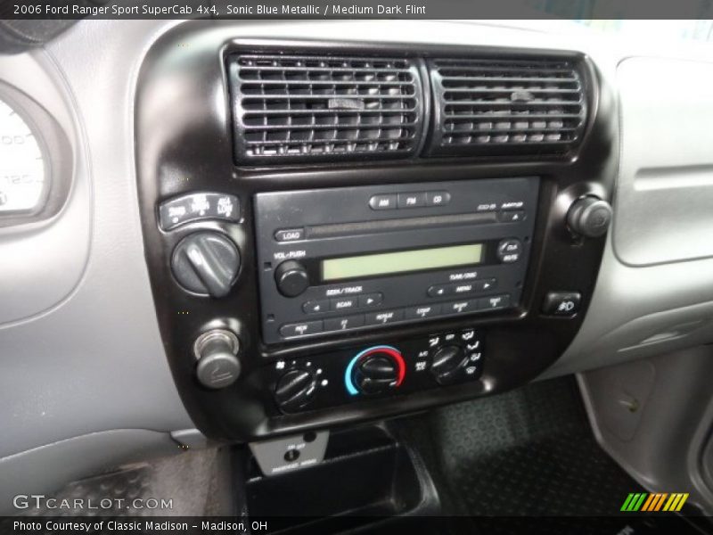 Sonic Blue Metallic / Medium Dark Flint 2006 Ford Ranger Sport SuperCab 4x4