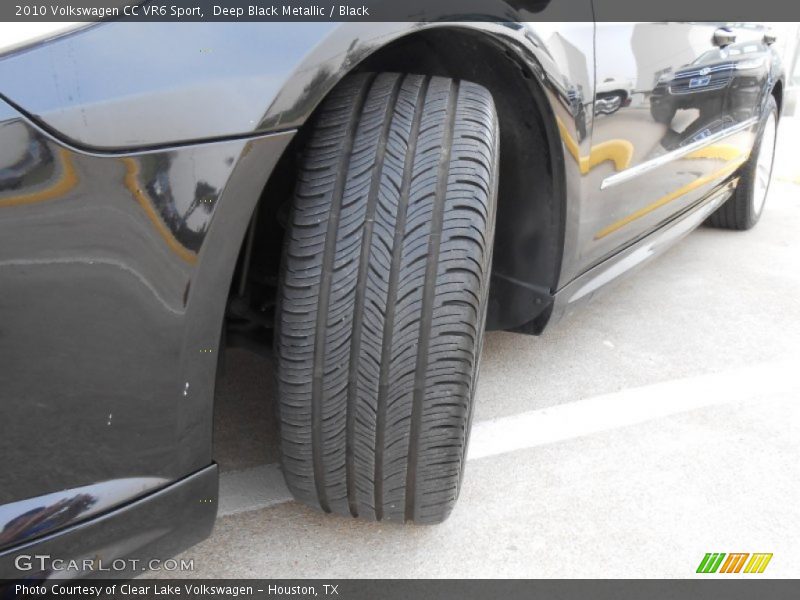 Deep Black Metallic / Black 2010 Volkswagen CC VR6 Sport