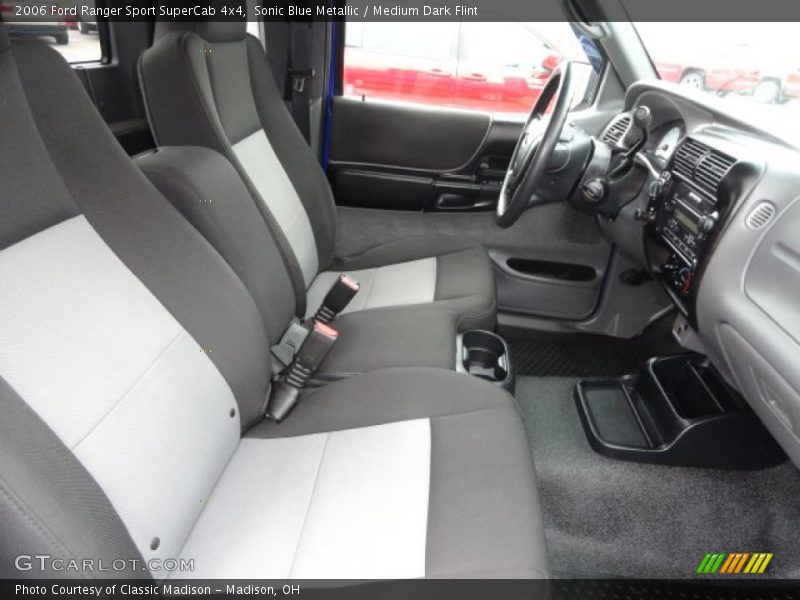 Sonic Blue Metallic / Medium Dark Flint 2006 Ford Ranger Sport SuperCab 4x4