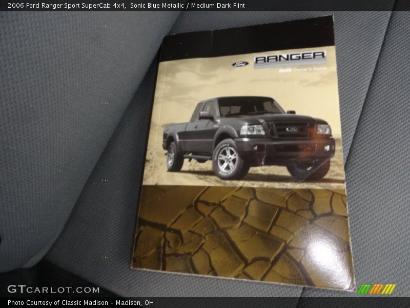 Sonic Blue Metallic / Medium Dark Flint 2006 Ford Ranger Sport SuperCab 4x4